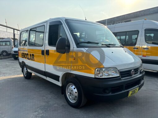 FIAT DUCATO MINIBUS 2014 ESCOLAR 24 LUGARES ÔNIBUS NO DOCUMENTO TETO BAIXO COMPLETA