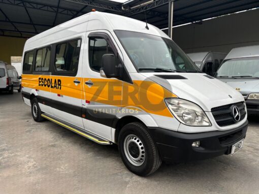 MERCEDES SPRINTER 311 2013 ESCOLAR 28 LUGARES ÔNIBUS NO DOCUMENTO EXTRA LONGA